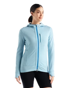 Dámská mikina Icebreaker  Quantum III LS Zip Haze/Azul