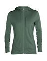 Dámská mikina Icebreaker  Quantum III LS Zip Hood Sage