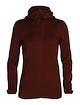 Dámská mikina Icebreaker  W Elemental LS Zip Hood ESPRESSO