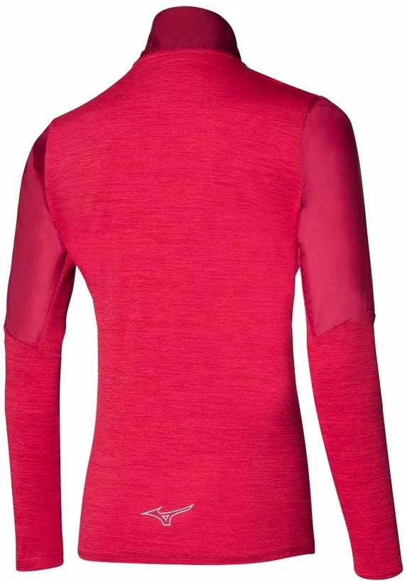 Dámská mikina Mizuno  Hybrid LS HZ /Rose Red XS