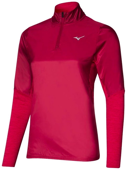 Dámská mikina Mizuno  Hybrid LS HZ /Rose Red XS