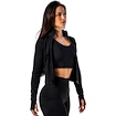 Dámská mikina Nebbia Deni x NEBBIA Fitness Zip Tracktop 314 black