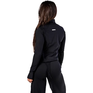 Dámská mikina Nebbia Deni x NEBBIA Fitness Zip Tracktop 314 black