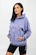 Dámská mikina Nebbia GYM RAT Branded Oversized Hoodie purple M