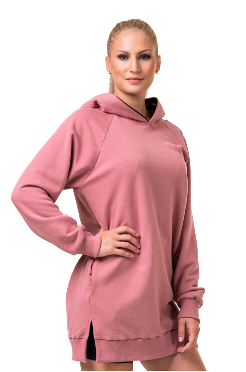 Product detail of Dámská mikina Nebbia Hero Everyday hoodie old rose M