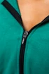 Dámská mikina Nebbia ICONIC Cropped Zip-Up Hoodie green