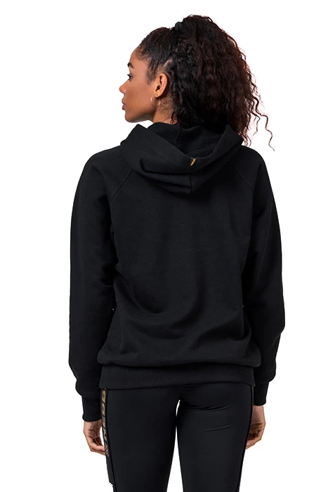 Dámská mikina Nebbia Intense Long hoodie black XS