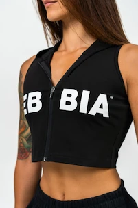 Dámská mikina Nebbia MUSCLE MOMMY Sleeveless Zip-Up Hoodie 258 black