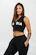 Dámská mikina Nebbia MUSCLE MOMMY Sleeveless Zip-Up Hoodie 258 black