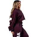 Dámská mikina Nebbia STRONG BEAUTY Oversized Hoodie OWN YOUR POWER 433 dark red