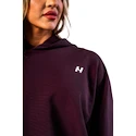 Dámská mikina Nebbia STRONG BEAUTY Oversized Hoodie OWN YOUR POWER 433 dark red