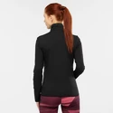 Dámská mikina Salomon  Outrack Full Zip Mid Black