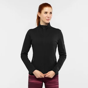 Dámská mikina Salomon  Outrack Full Zip Mid Black