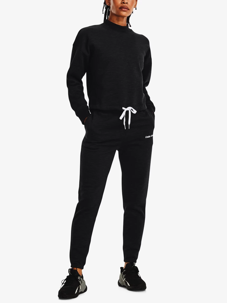 Dámská mikina Under Armour  Essential Script Crew-BLK