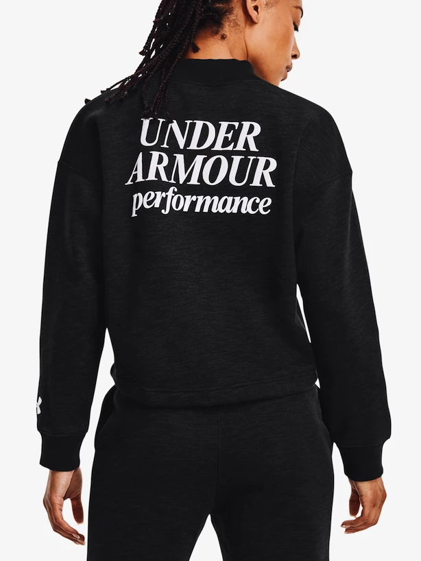 Dámská mikina Under Armour  Essential Script Crew-BLK