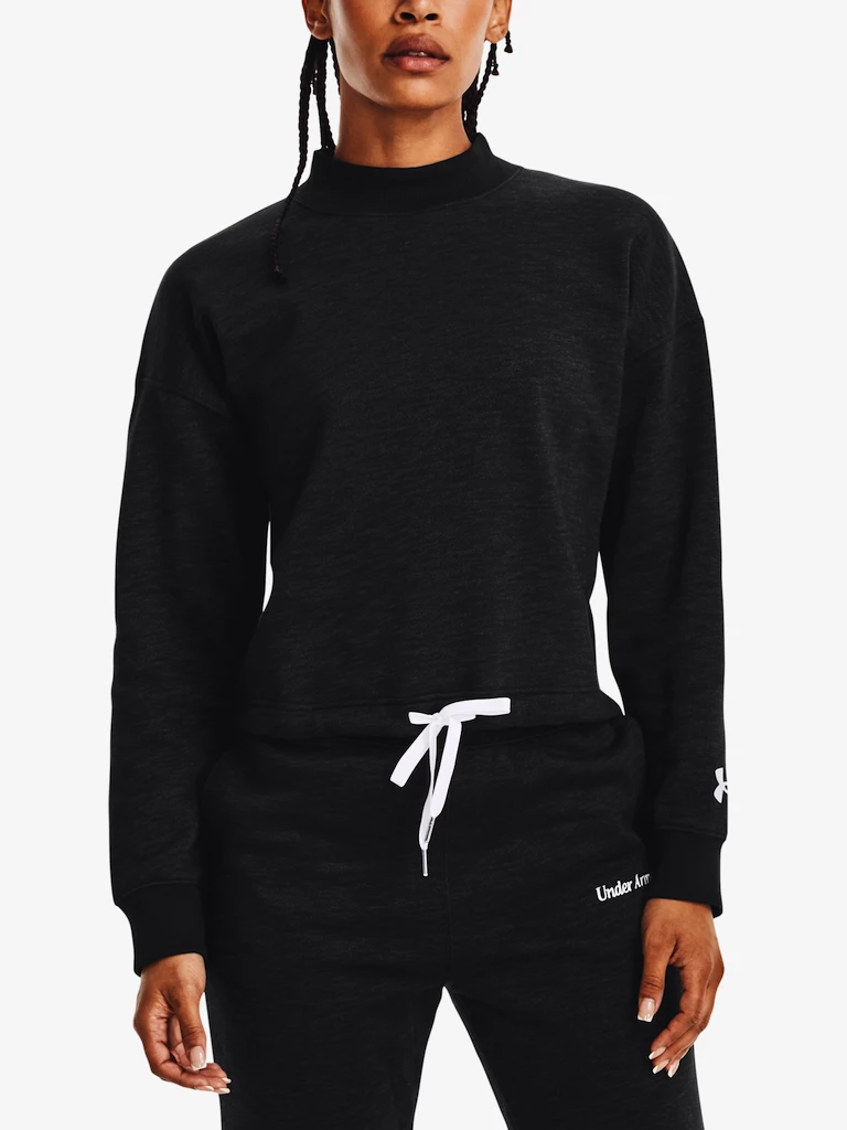 Dámská mikina Under Armour  Essential Script Crew-BLK