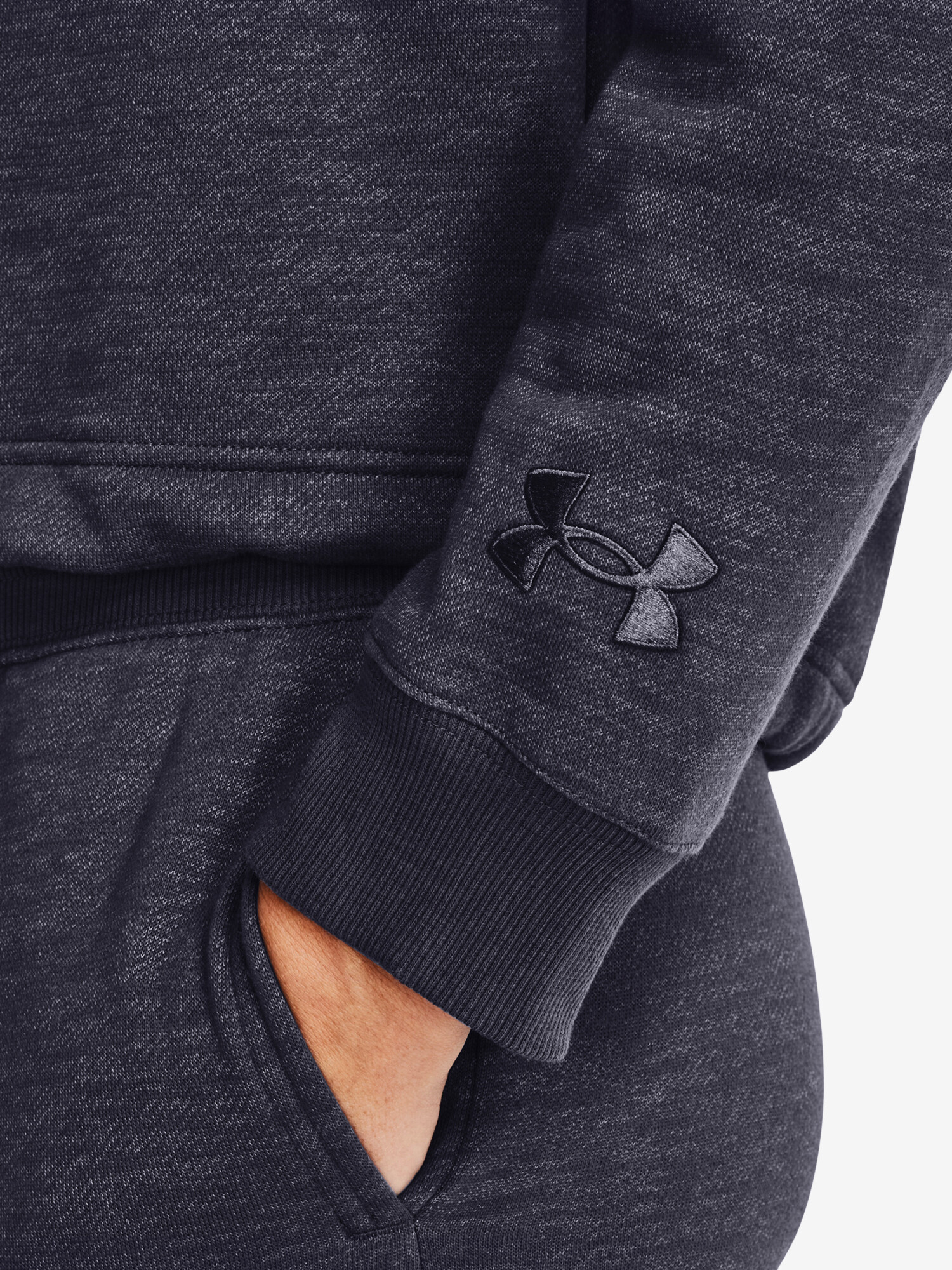 Dámská mikina Under Armour  Essential Script Crew-GRY XL - thumb (2)