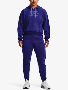 Dámská mikina Under Armour  Essential Script Hoodie-BLU XL