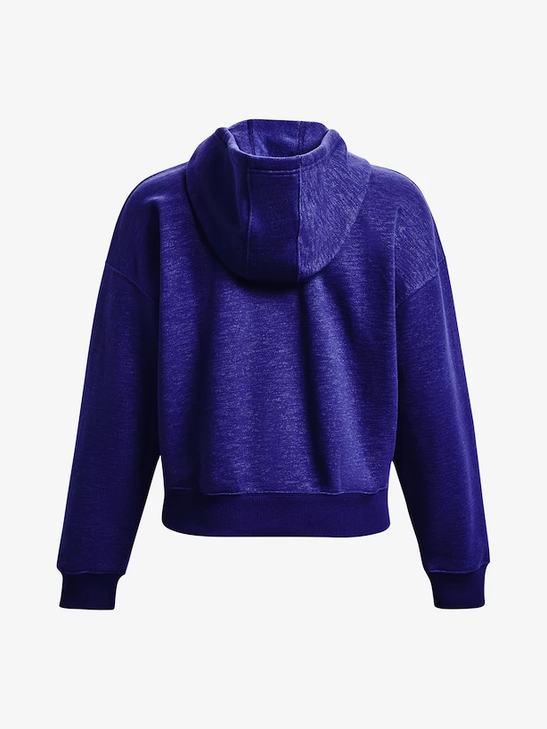 Dámská mikina Under Armour  Essential Script Hoodie-BLU XL