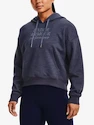 Dámská mikina Under Armour  Essential Script Hoodie-GRY S