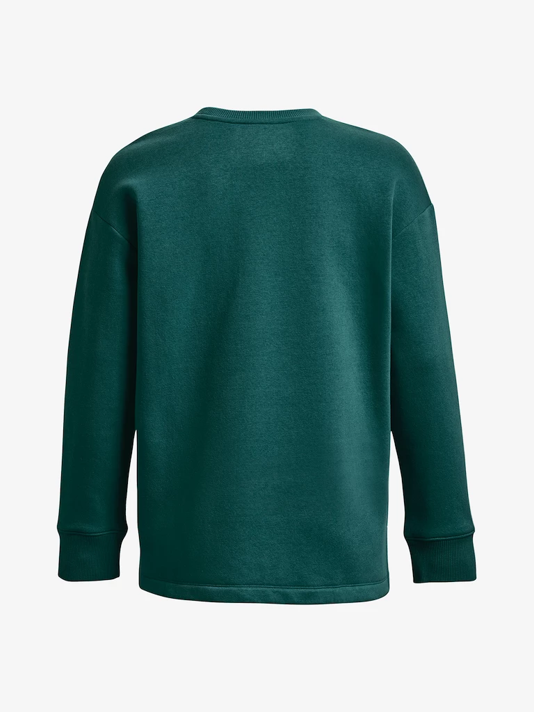 Dámská mikina Under Armour  Rival Fleece Oversize Crew-GRN