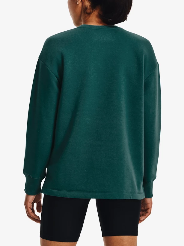 Dámská mikina Under Armour  Rival Fleece Oversize Crew-GRN XS