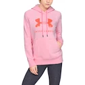 Dámská Mikina Under Armour RIVAL FLEECE SPORTSTYLE GRAPHIC HOODIE ružová