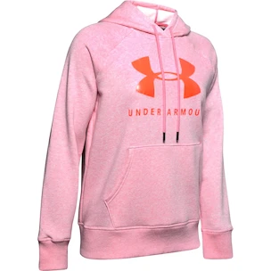 Dámská Mikina Under Armour RIVAL FLEECE SPORTSTYLE GRAPHIC HOODIE ružová