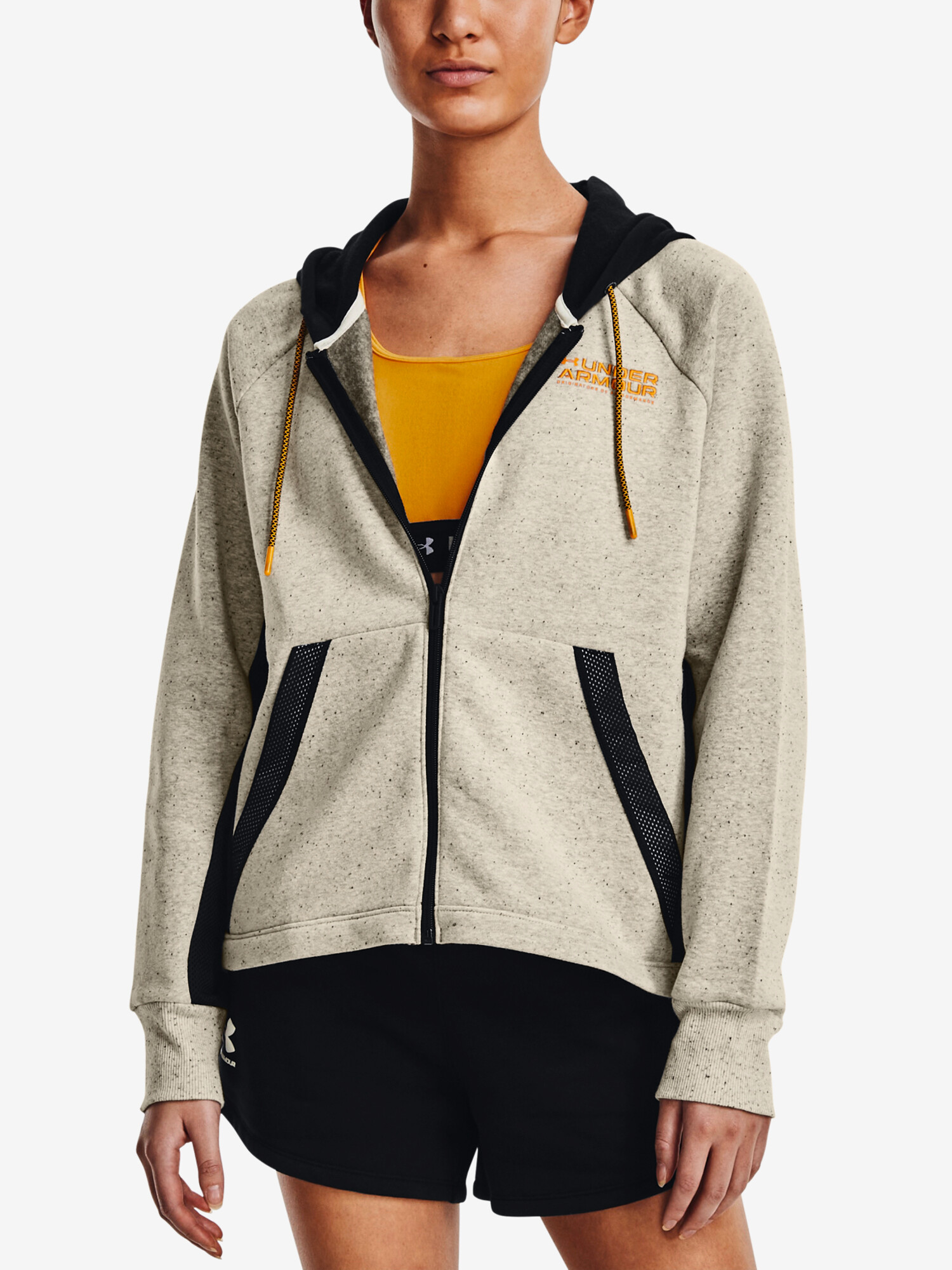 Product detail of Dámská mikina Under Armour  Rival + FZ Hoodie-BRN M