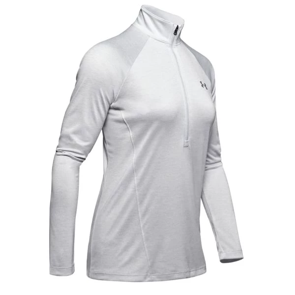 Dámská mikina Under Armour  Tech 1/2 Zip - Twist grey XS