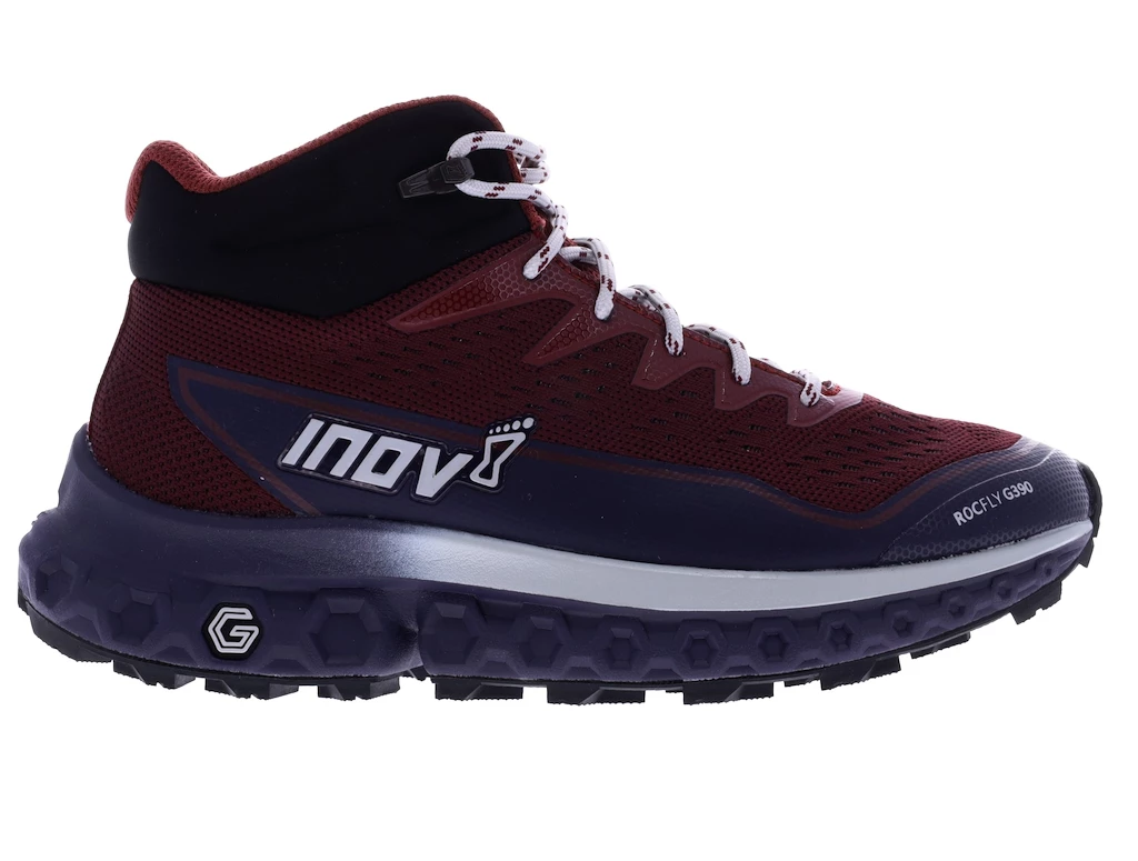 Dámská outdoorová obuv Inov-8  Rocfly G 390 Burgundy/Black