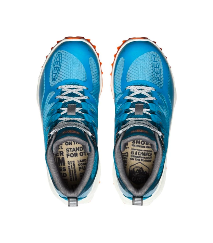 Dámská outdoorová obuv Keen Zionic Mid Wp Fjord Blue/Tangerine