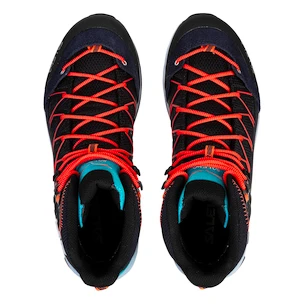 Dámská outdoorová obuv Salewa  WS MTN Trainer Lite Mid Gtx Premium Navy/Blue Fog