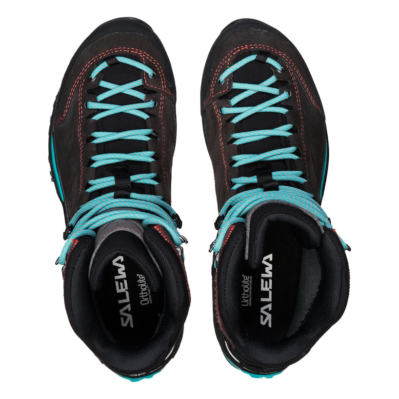 Dámská outdoorová obuv Salewa  WS MTN Trainer Mid GTX Magnet/Viridian Green  UK 8