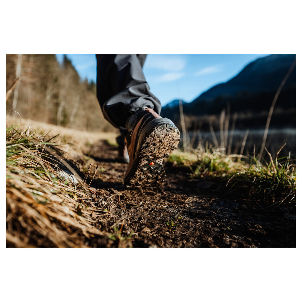 Dámská outdoorová obuv Salomon X Ultra 360 Leather Gore-Tex Cognac/Peppercorn/Black   UK 5 - thumb (11)