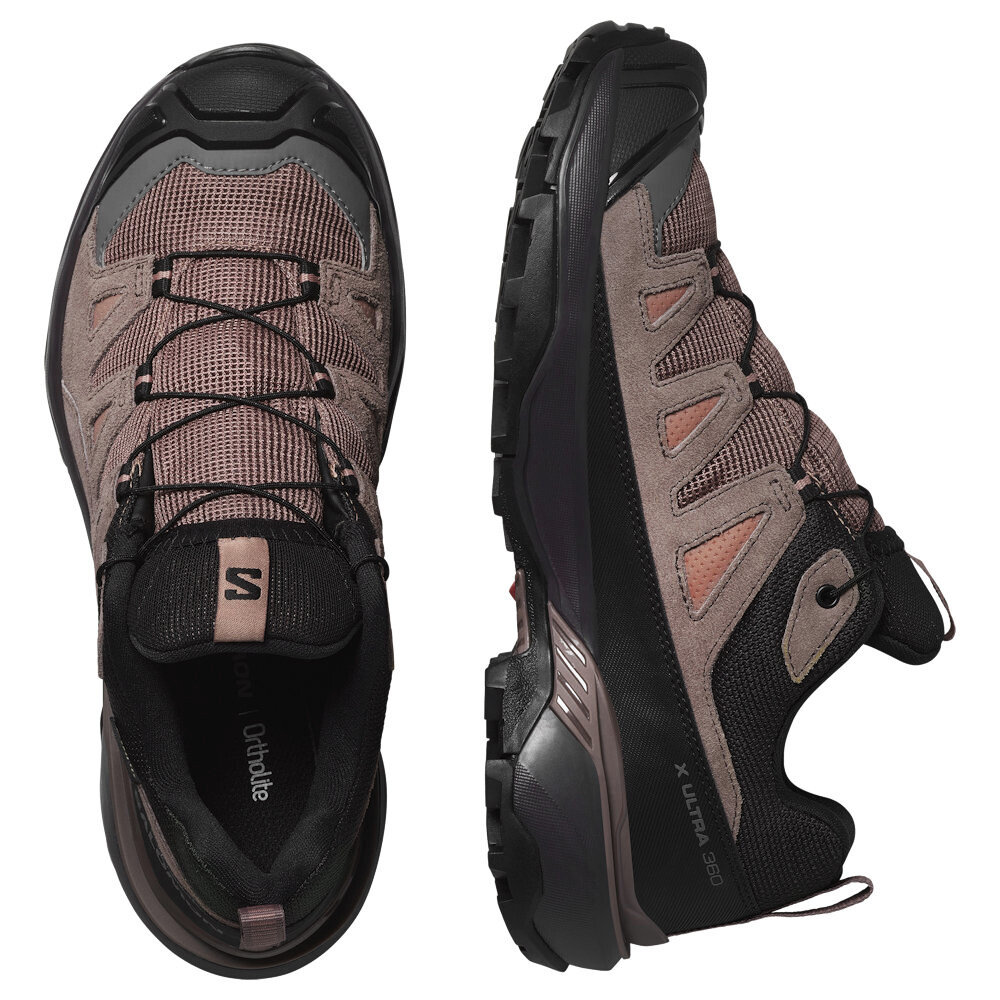 Dámská outdoorová obuv Salomon X Ultra 360 Leather Gore-Tex Cognac/Peppercorn/Black   UK 5 - thumb (3)