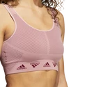 Dámská podprsenka adidas  Aeroknit Light Support Bra Legacy Burgundy