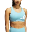 Dámská podprsenka adidas  Believe This Medium Support Workout Logo Mint Ton