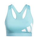 Dámská podprsenka adidas  Believe This Medium Support Workout Logo Mint Ton