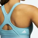 Dámská podprsenka adidas  Believe This Medium Support Workout Logo Mint Ton