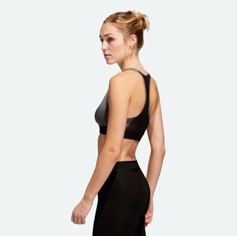 Dámská podprsenka adidas  Drst Ask Bra Grey  XS