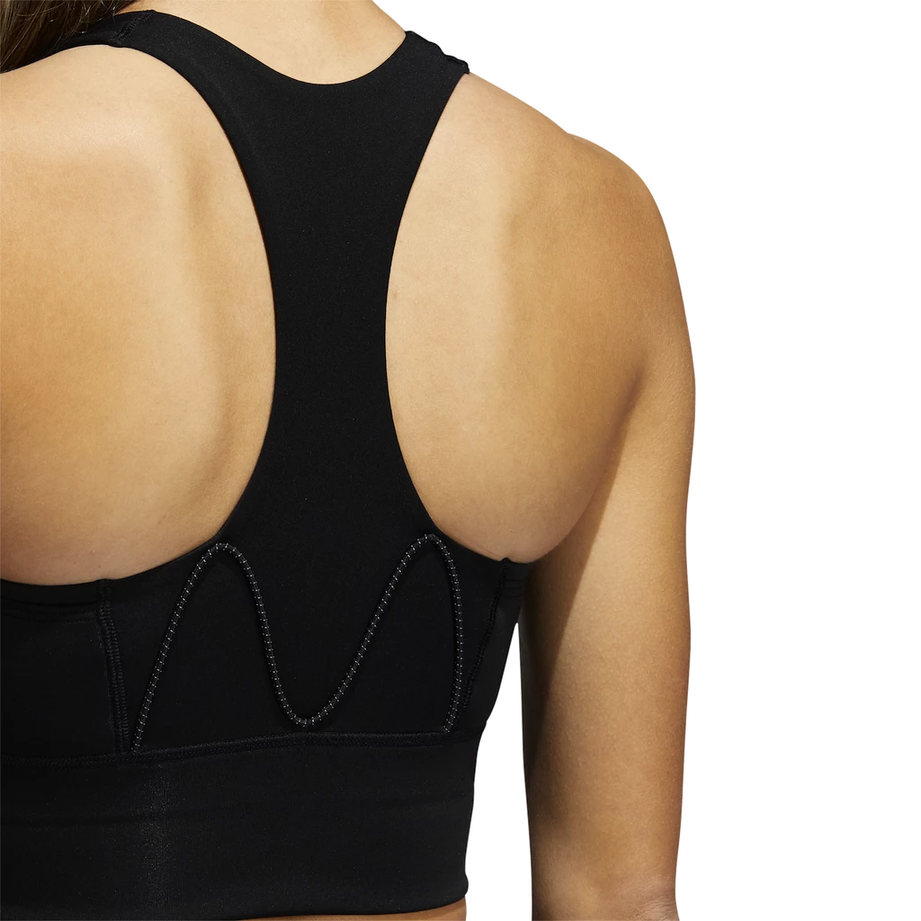 Dámská podprsenka adidas  Running Medium-Support Pocket Black