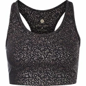 Dámská podprsenka Endurance  AthleciFranz Deluxe Printed Sports Bra Dark