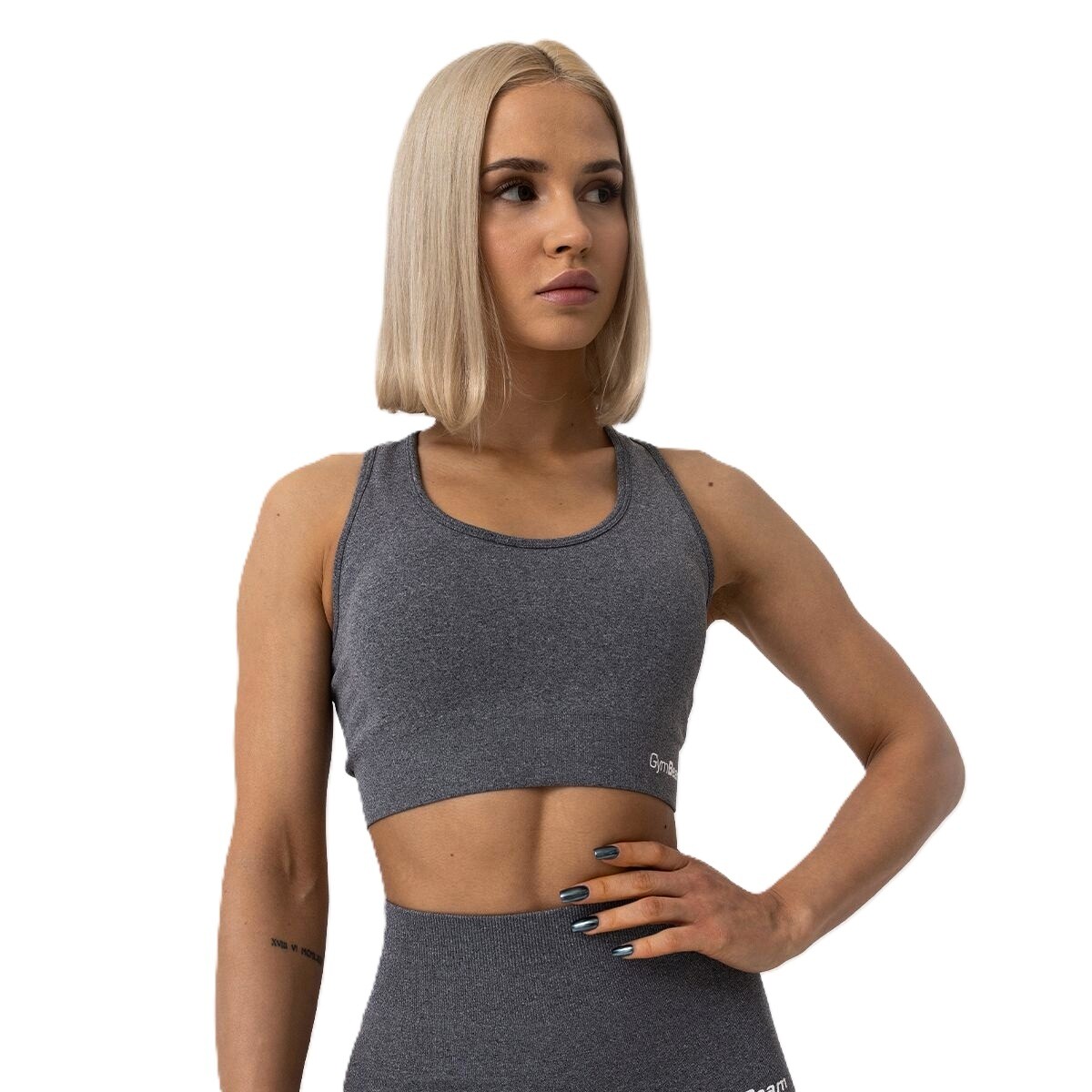 Product detail of Dámská podprsenka GymBeam  FLO Sports Bra Grey  XL