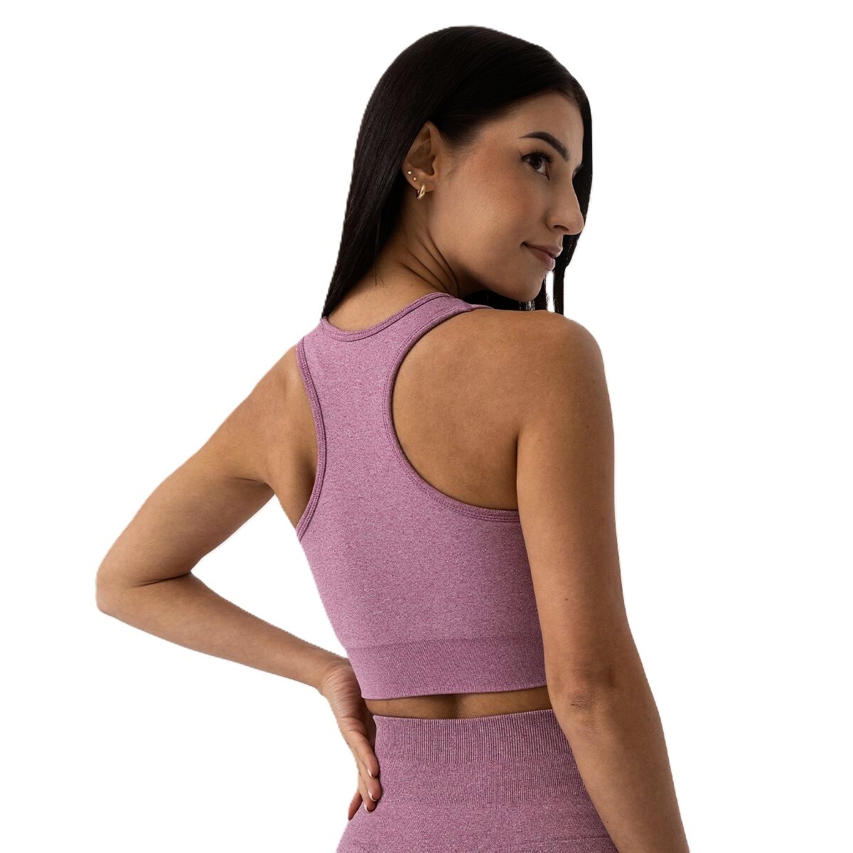 Dámská podprsenka GymBeam  FLO Sports Bra Violet  S - thumb (1)