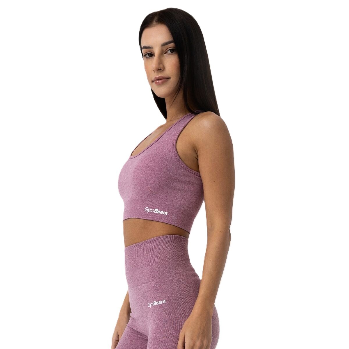 Dámská podprsenka GymBeam  FLO Sports Bra Violet  S - thumb (3)