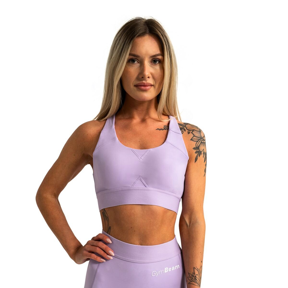 Dámská podprsenka GymBeam  Limitless Sports Bra Lavender  L - thumb (3)