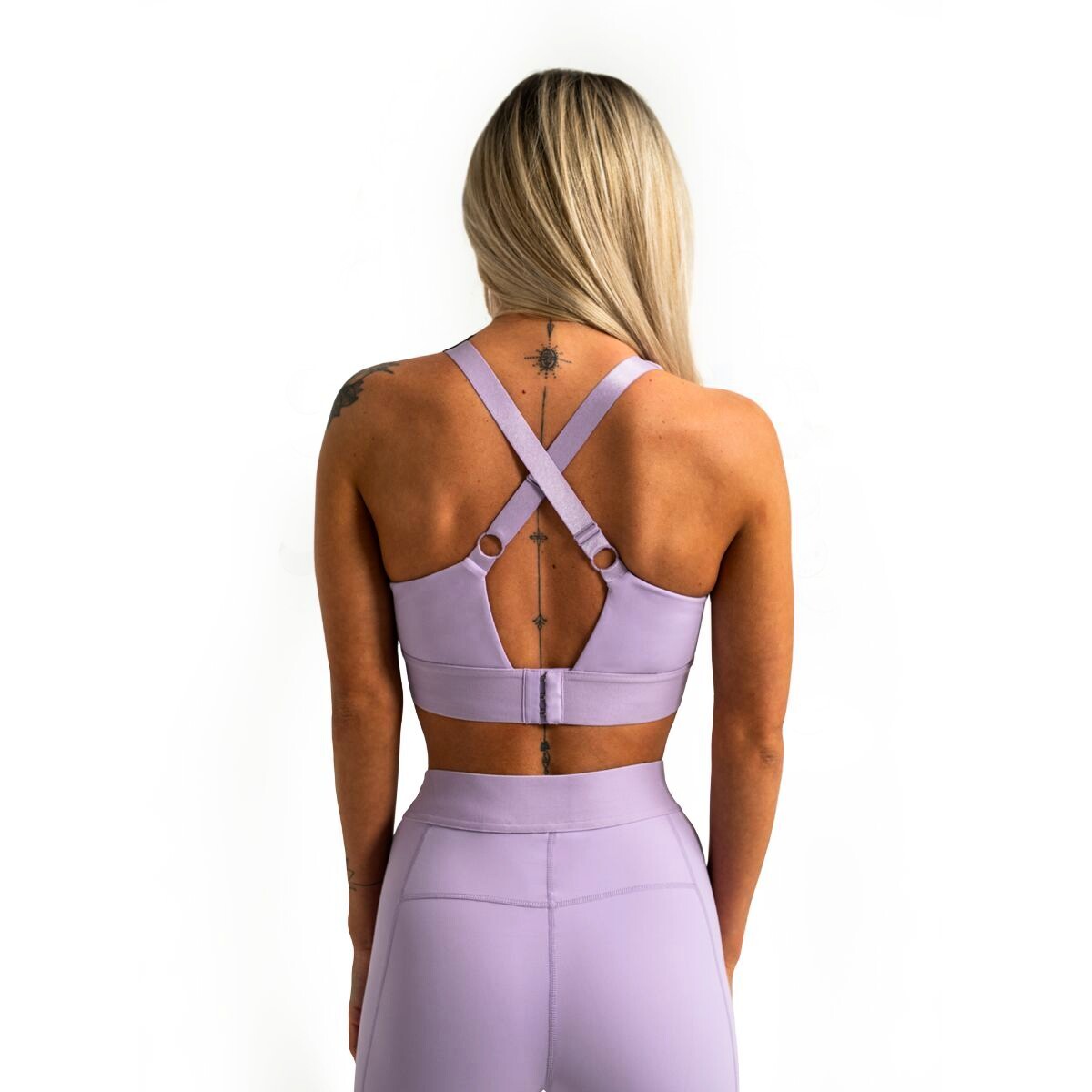 Dámská podprsenka GymBeam  Limitless Sports Bra Lavender  L - thumb (4)