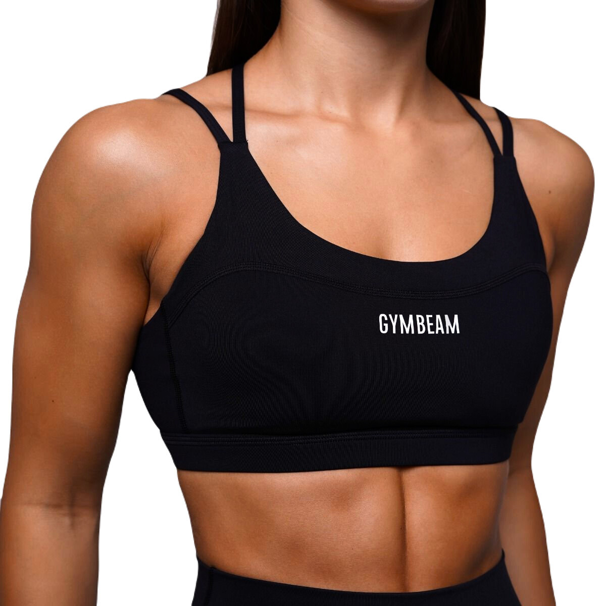Dámská podprsenka GymBeam  Sports Bra Black  M - thumb (2)