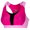 Dámská podprsenka Mizuno  High Support Bra Pink Peacock